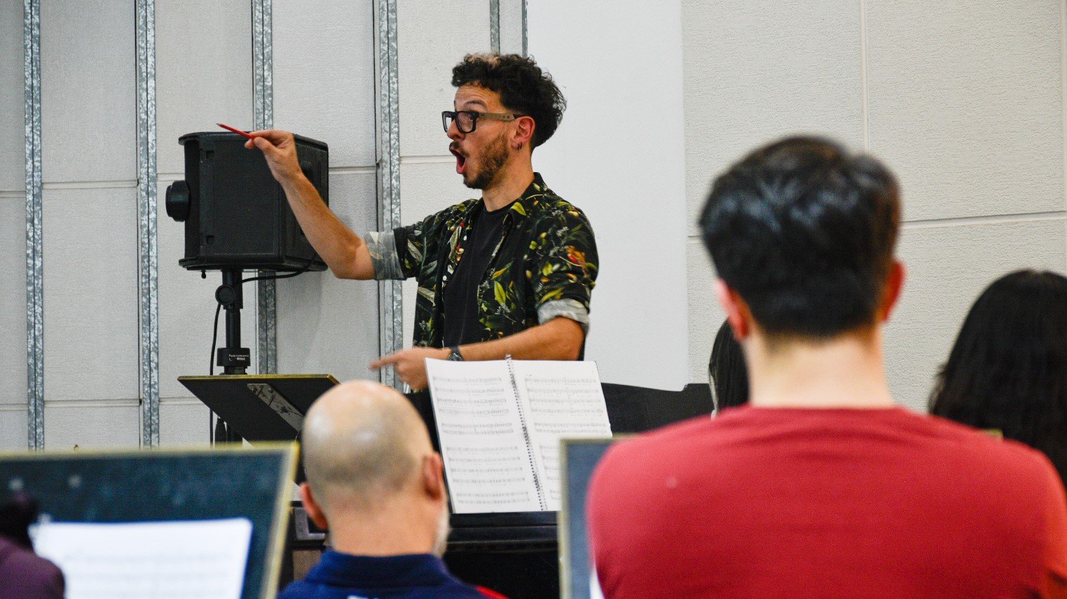 Esteban Conde Ferreyra, director del Coro de Cámara de la Provincia.