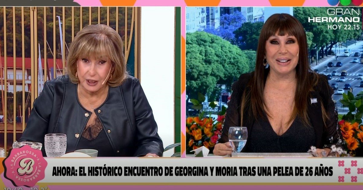 tras-26-anos-peleadas,-moria-casan-y-georgina-barbarossa-hablaron-de-todo-en-un-duplex-televisivo-cara-a-cara:-«nunca-te-deje-de-querer»