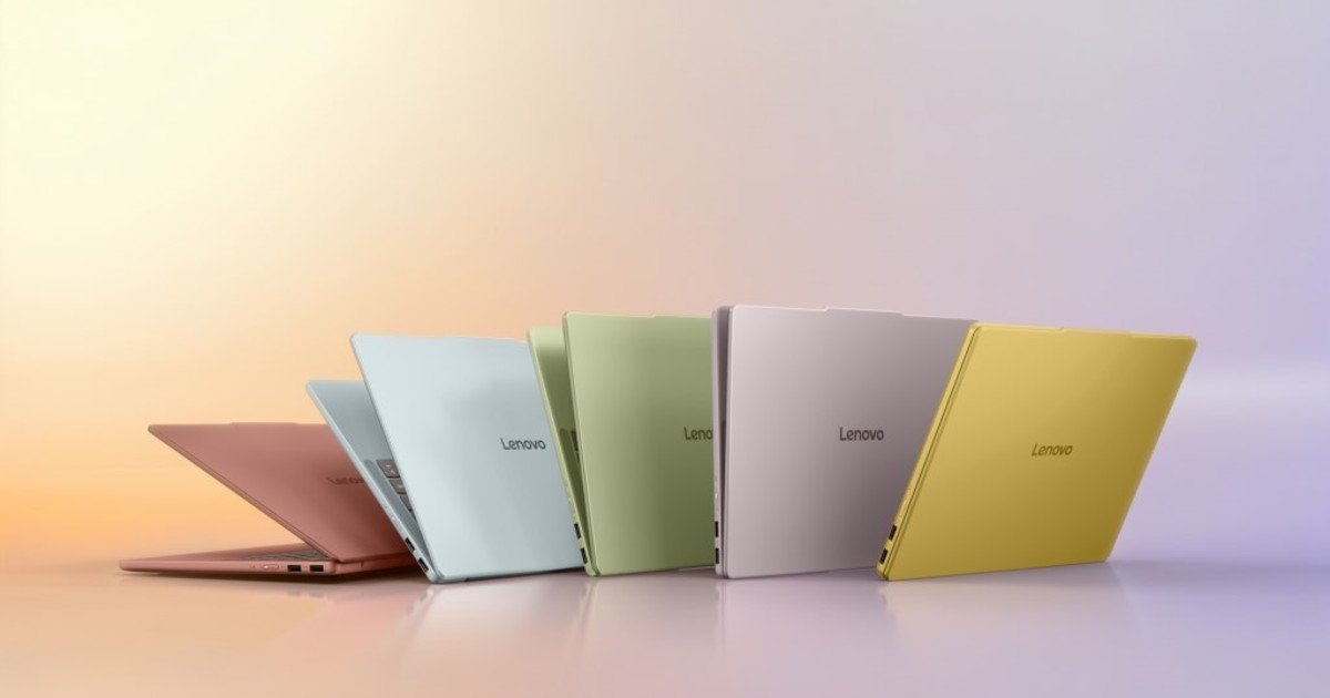 lenovo-desafia-a-apple-con-sus-nuevas-computadoras:-mucho-color,-inteligencia-artificial-y-diseno-renovado